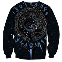 Skoll and Hati Viking Wolfs Sweatshirt - Wonder Print Shop