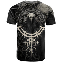 Viking Raven T Shirt Viking Blood Runs Through My Veins - Wonder Print Shop