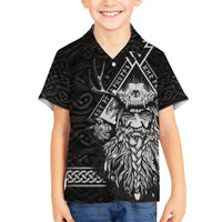 Viking Kid Hawaiian Shirt Norse Enigma Odin's Vision - Wonder Print Shop