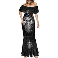 Viking Mermaid Dress Norse Enigma Odin's Vision - Wonder Print Shop