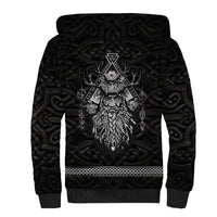 Viking Sherpa Hoodie Norse Enigma Odin's Vision - Wonder Print Shop