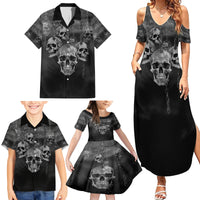 Skull Family Matching Summer Maxi Dress and Hawaiian Shirt I'll Keep You - Wonder Print Shop