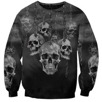 Skull Sweatshirt I'll Keep You - Wonder Print Shop