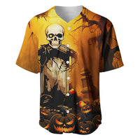 Happy Halloween Party Baseball Jersey - Wonder Print Shop