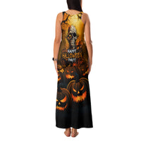 Happy Halloween Party Family Matching Tank Maxi Dress and Hawaiian Shirt - Wonder Print Shop