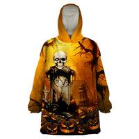 Happy Halloween Party Wearable Blanket Hoodie - Wonder Print Shop