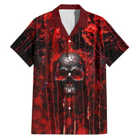 If You Kick Me When I'm Down You Better Pray I Don't Get Up Skull Family Matching Mermaid Dress and Hawaiian Shirt - Wonder Print Shop