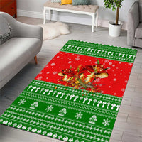 Amazing Mushroom Christmas Yall Christmas Area Rug Xmas Holiday Patterns - Wonder Print Shop