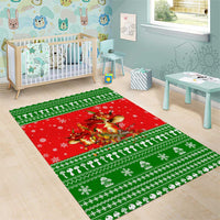 Amazing Mushroom Christmas Yall Christmas Area Rug Xmas Holiday Patterns - Wonder Print Shop