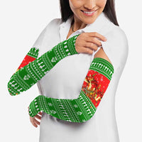 Amazing Mushroom Christmas Yall Christmas Arm Sleeves Xmas Holiday Patterns - Wonder Print Shop