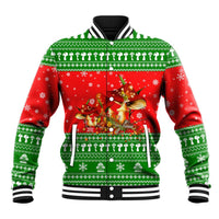Amazing Mushroom Christmas Yall Christmas Baseball Jacket Xmas Holiday Patterns - Wonder Print Shop