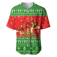 Amazing Mushroom Christmas Yall Christmas Baseball Jersey Xmas Holiday Patterns - Wonder Print Shop