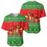 Amazing Mushroom Christmas Yall Christmas Baseball Jersey Xmas Holiday Patterns - Wonder Print Shop