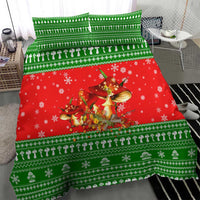 Amazing Mushroom Christmas Yall Christmas Bedding Set Xmas Holiday Patterns - Wonder Print Shop