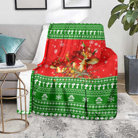 Amazing Mushroom Christmas Yall Christmas Blanket Xmas Holiday Patterns - Wonder Print Shop