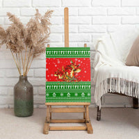 Amazing Mushroom Christmas Yall Christmas Canvas Wall Art Xmas Holiday Patterns - Wonder Print Shop