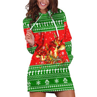 Amazing Mushroom Christmas Yall Christmas Hoodie Dress Xmas Holiday Patterns - Wonder Print Shop