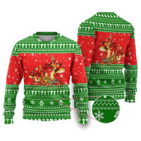 Amazing Mushroom Christmas Yall Christmas Ugly Christmas Sweater Xmas Holiday Patterns - Wonder Print Shop