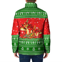Amazing Mushroom Christmas Yall Christmas Padded Jacket Xmas Holiday Patterns - Wonder Print Shop