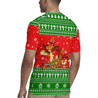 Amazing Mushroom Christmas Yall Christmas Rugby Jersey Xmas Holiday Patterns - Wonder Print Shop