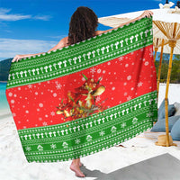 Amazing Mushroom Christmas Yall Christmas Sarong Xmas Holiday Patterns - Wonder Print Shop