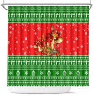 Amazing Mushroom Christmas Yall Christmas Shower Curtain Xmas Holiday Patterns - Wonder Print Shop