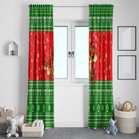 Amazing Mushroom Christmas Yall Christmas Window Curtain Xmas Holiday Patterns - Wonder Print Shop