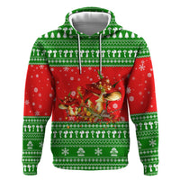 Amazing Mushroom Christmas Yall Christmas Zip Hoodie Xmas Holiday Patterns - Wonder Print Shop