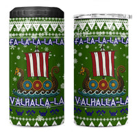 Amazing Viking Christmas 4 in 1 Can Cooler Tumbler Xmas Holiday Patterns - Wonder Print Shop