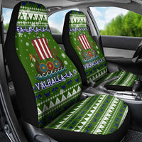 Amazing Viking Christmas Car Seat Cover Xmas Holiday Patterns - Wonder Print Shop