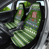 Amazing Viking Christmas Car Seat Cover Xmas Holiday Patterns - Wonder Print Shop