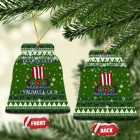 Amazing Viking Christmas Ceramic Ornament Xmas Holiday Patterns - Wonder Print Shop