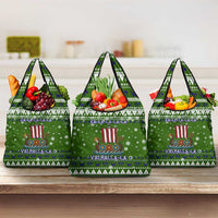 Amazing Viking Christmas Grocery Bag Xmas Holiday Patterns - Wonder Print Shop