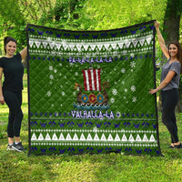 Amazing Viking Christmas Quilt Xmas Holiday Patterns - Wonder Print Shop