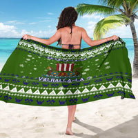 Amazing Viking Christmas Sarong Xmas Holiday Patterns - Wonder Print Shop