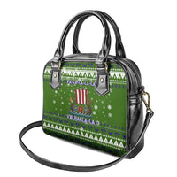 Amazing Viking Christmas Shoulder Handbag Xmas Holiday Patterns - Wonder Print Shop