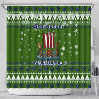 Amazing Viking Christmas Shower Curtain Xmas Holiday Patterns - Wonder Print Shop