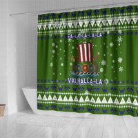 Amazing Viking Christmas Shower Curtain Xmas Holiday Patterns - Wonder Print Shop