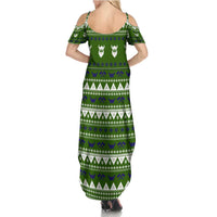Amazing Viking Christmas Summer Maxi Dress Xmas Holiday Patterns - Wonder Print Shop
