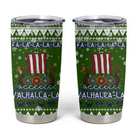 Amazing Viking Christmas Tumbler Cup Xmas Holiday Patterns - Wonder Print Shop