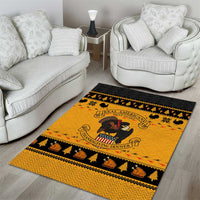 Americans Turkey Hunting Thanksgiving Christmas Area Rug Xmas Holiday Patterns - Wonder Print Shop