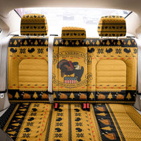 Americans Turkey Hunting Thanksgiving Christmas Back Car Seat Cover Xmas Holiday Patterns - Wonder Print Shop