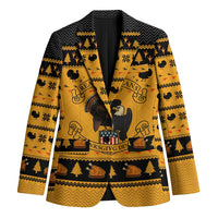 Americans Turkey Hunting Thanksgiving Christmas Blazer Xmas Holiday Patterns - Wonder Print Shop