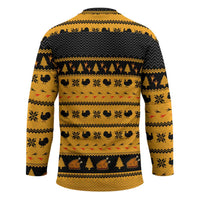 Americans Turkey Hunting Thanksgiving Christmas Hockey Jersey Xmas Holiday Patterns - Wonder Print Shop