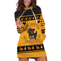 Americans Turkey Hunting Thanksgiving Christmas Hoodie Dress Xmas Holiday Patterns - Wonder Print Shop