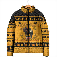 Americans Turkey Hunting Thanksgiving Christmas Padded Jacket Xmas Holiday Patterns - Wonder Print Shop