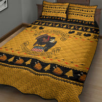 Americans Turkey Hunting Thanksgiving Christmas Quilt Bed Set Xmas Holiday Patterns - Wonder Print Shop