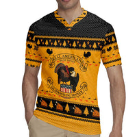 Americans Turkey Hunting Thanksgiving Christmas Rugby Jersey Xmas Holiday Patterns - Wonder Print Shop