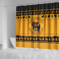 Americans Turkey Hunting Thanksgiving Christmas Shower Curtain Xmas Holiday Patterns - Wonder Print Shop