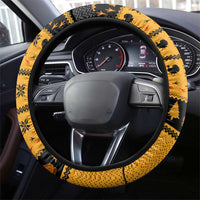 Americans Turkey Hunting Thanksgiving Christmas Steering Wheel Cover Xmas Holiday Patterns - Wonder Print Shop
